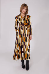 Long Earth Deco Dress